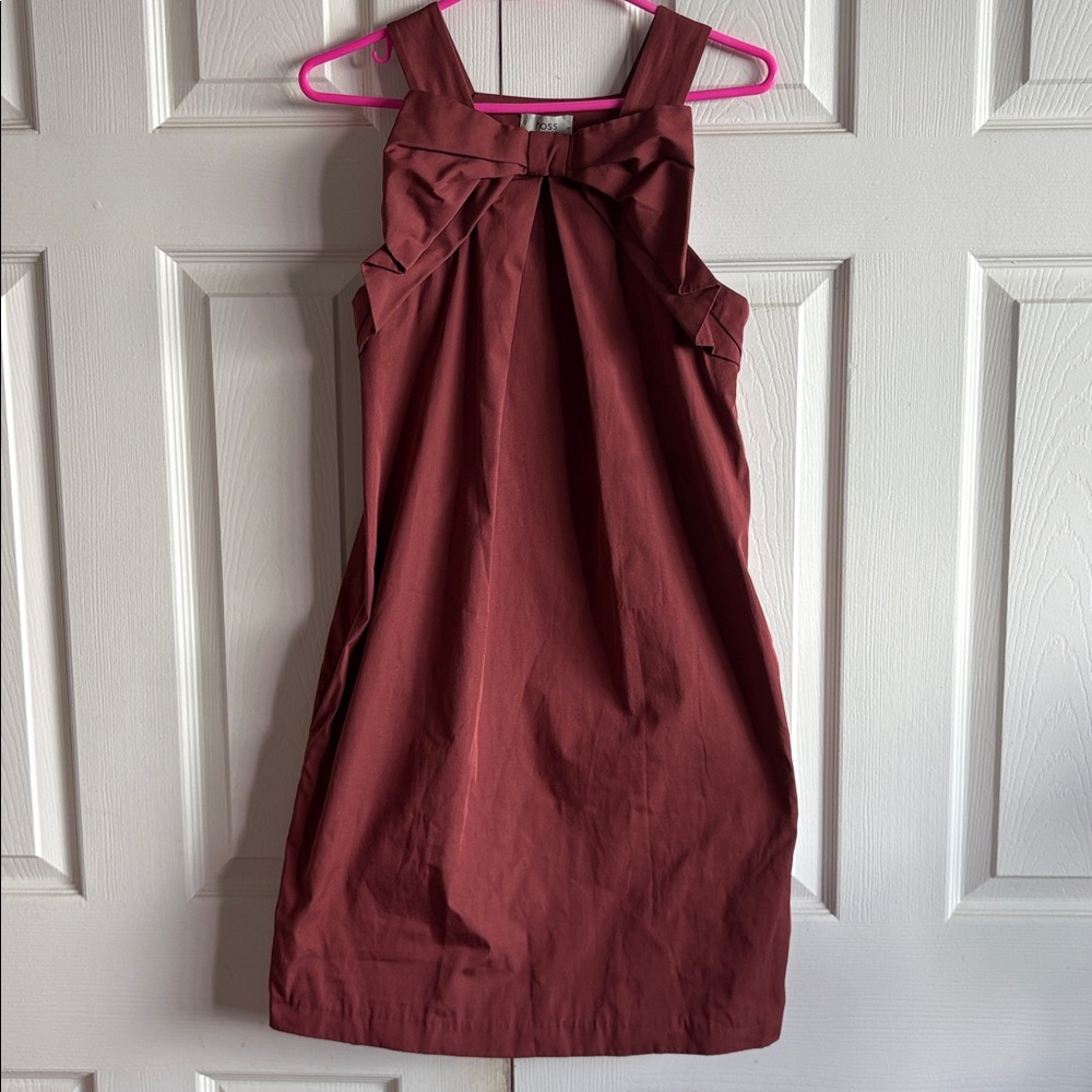 Hoss Intropia Bow Halter Dress US 4